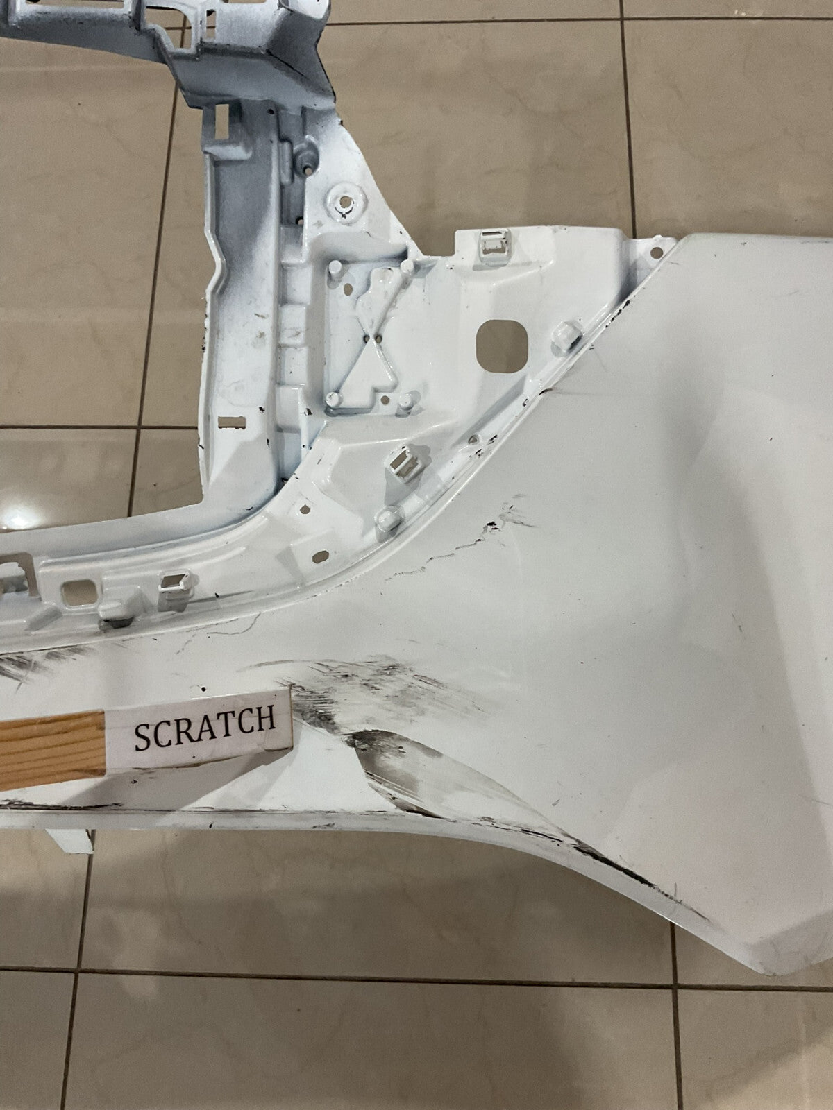 Front Bumper Cover White 2022-2023 Mazda CX-5 CX5 KSD4-50031 OEM