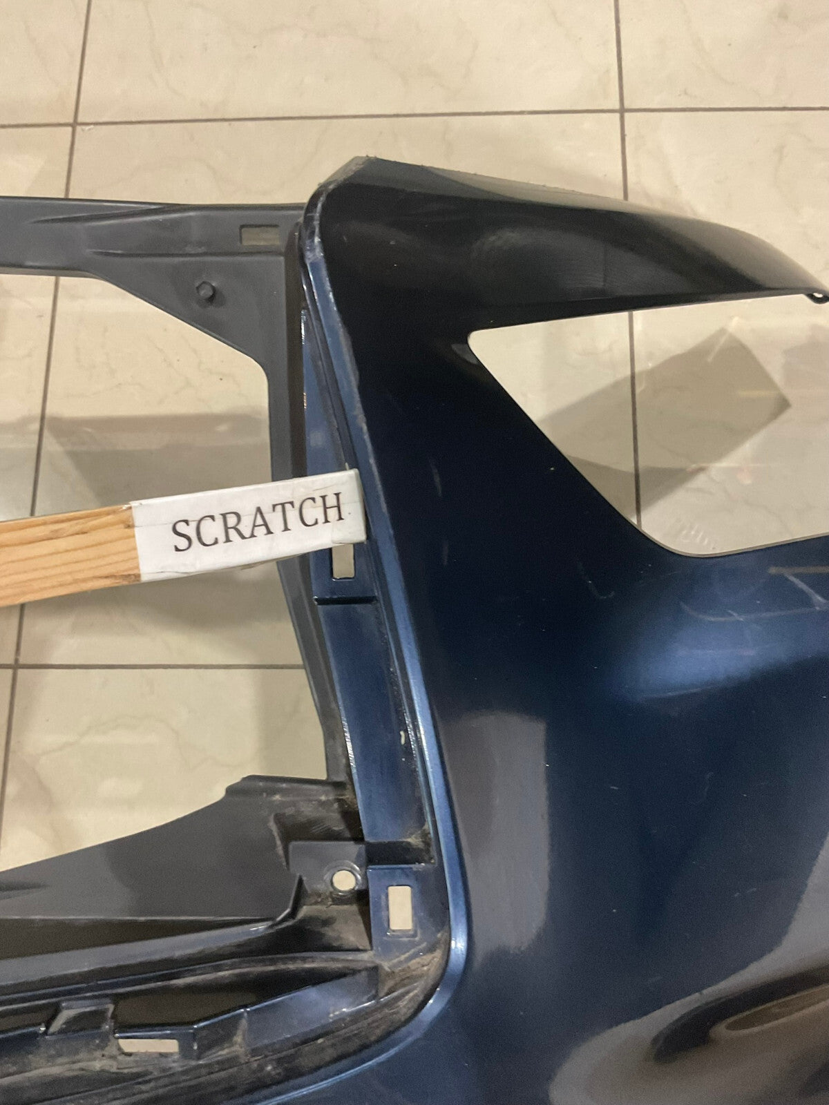 Front Bumper Cover Blue 2017-2020 Infiniti QX80 62022-6GW0H OEM