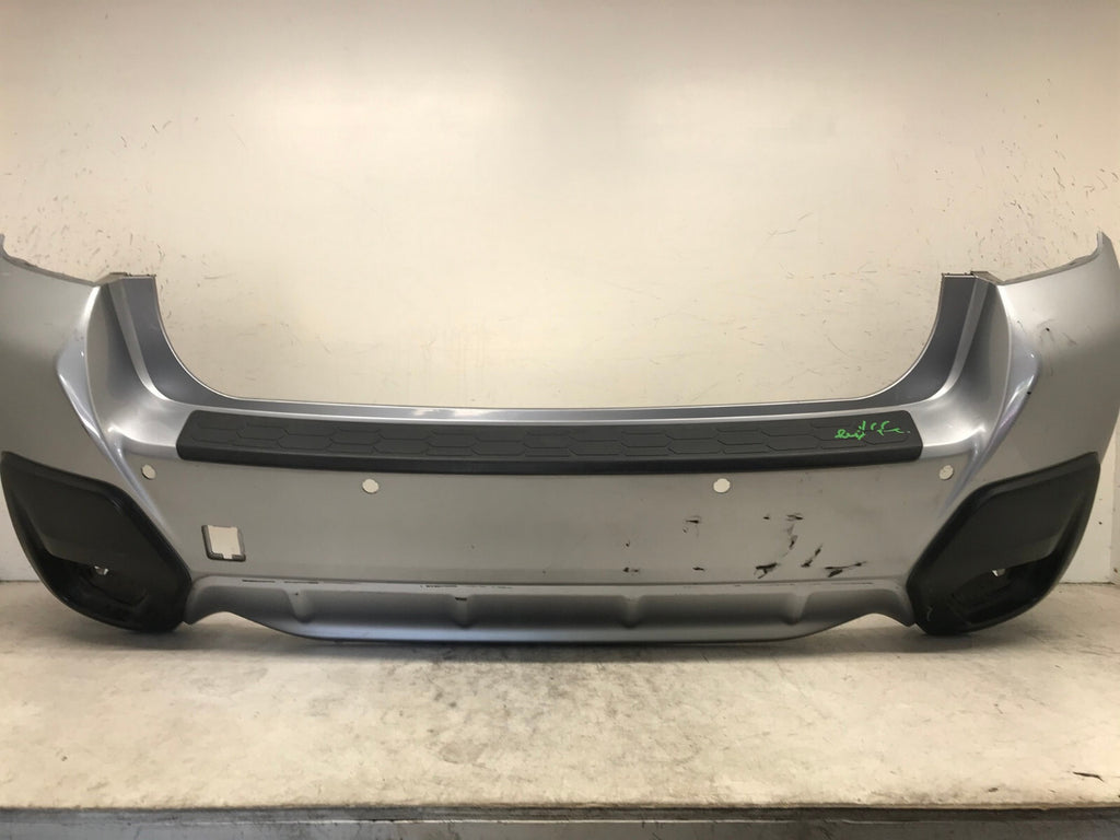 Rear Bumper Cover Silver 18-21 Subaru Crosstrek Base/Limited w/Sensor Holes OEM