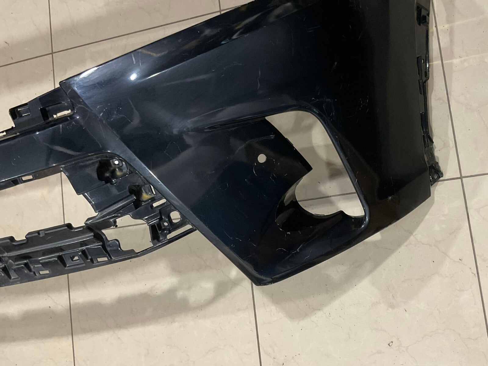 Front Bumper Cover Black 2017 2018 2019 Toyota Highlander CAPA