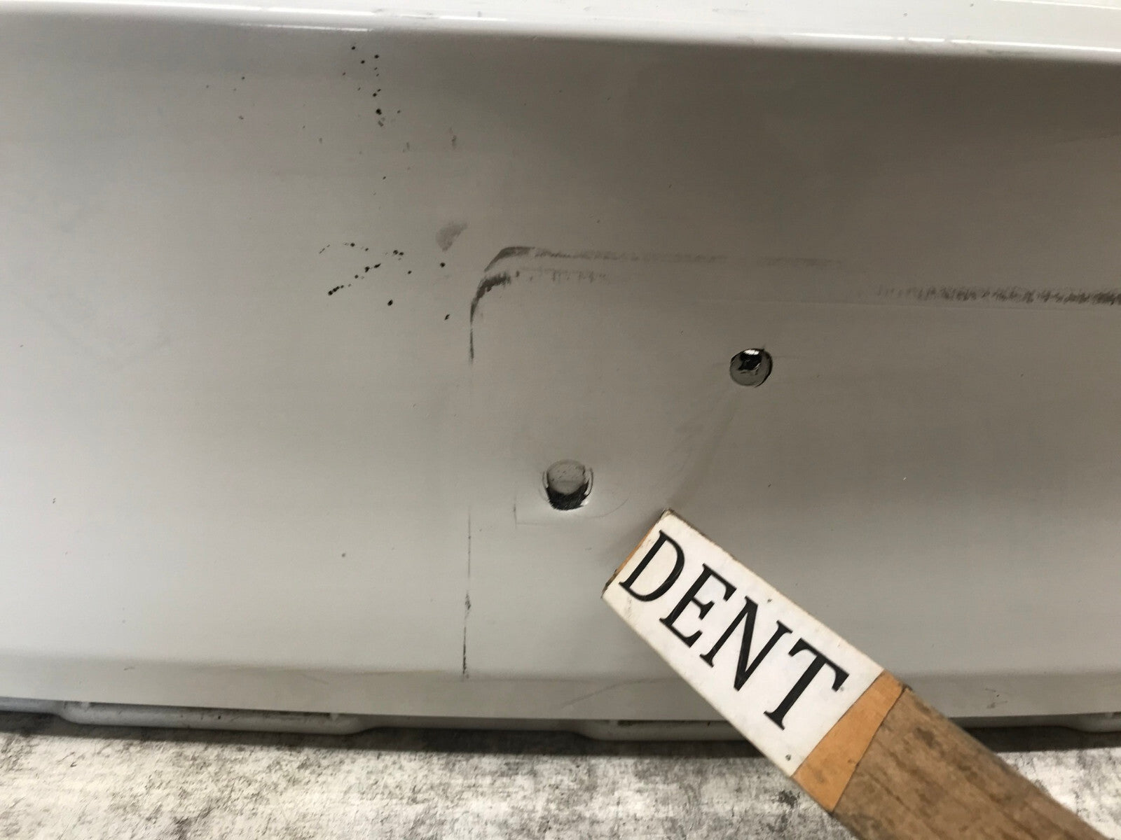 Rear Bumper Cover White Acura RDX Base Tech 16-2018 w/Sens H 71501-TX4-ZY00 OEM