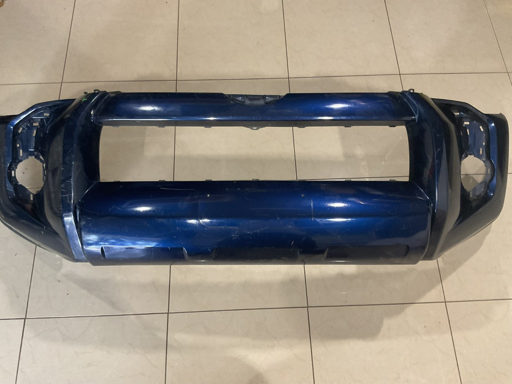Front Bumper Cover Blue 14-18 Toyota 4Runner SR5/Trail/TRD Pro 52119+35130 OEM