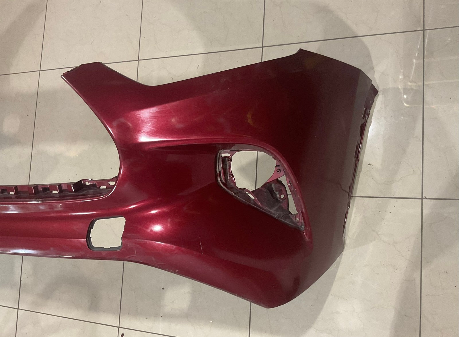 Front Bumper Cover Red 2020 2021 Toyota Highlander 52119+0E420 OEM