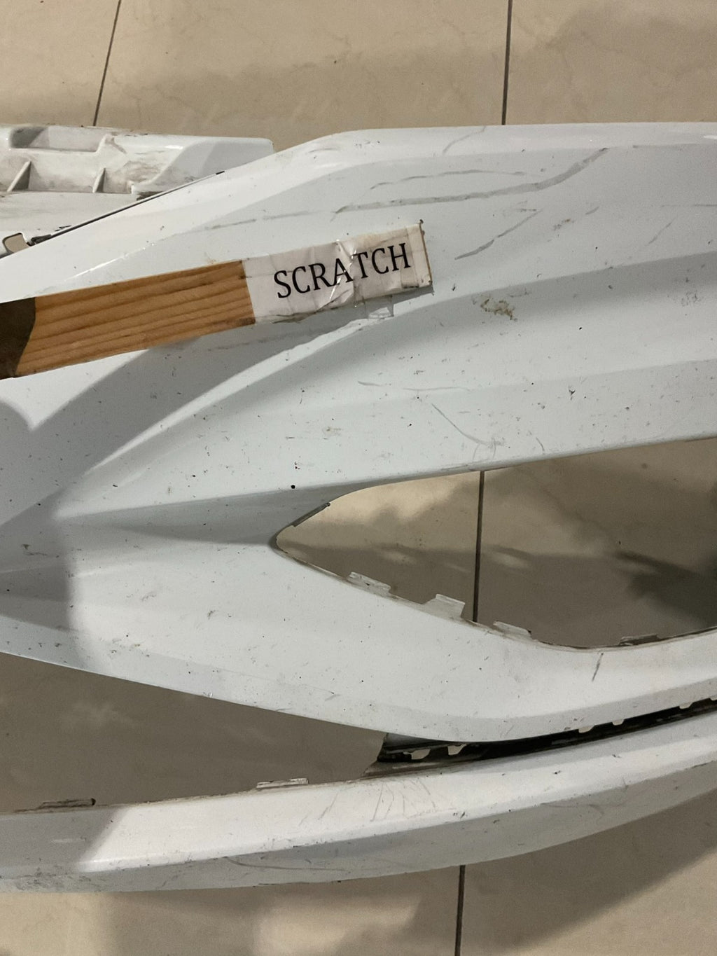 Front Bumper Cover White 2013-2017 Volkswagen Jetta 17a+807+221 OEM