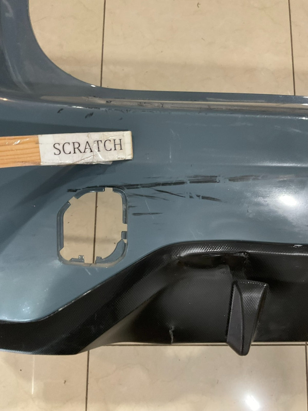 Rear Bumper Cover Grey 2023-2024 Subaru Crosstrek 57704fn600 OEM