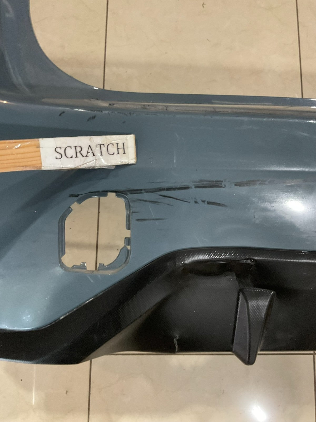 Rear Bumper Cover Grey 2023-2024 Subaru Crosstrek 57704fn600 OEM