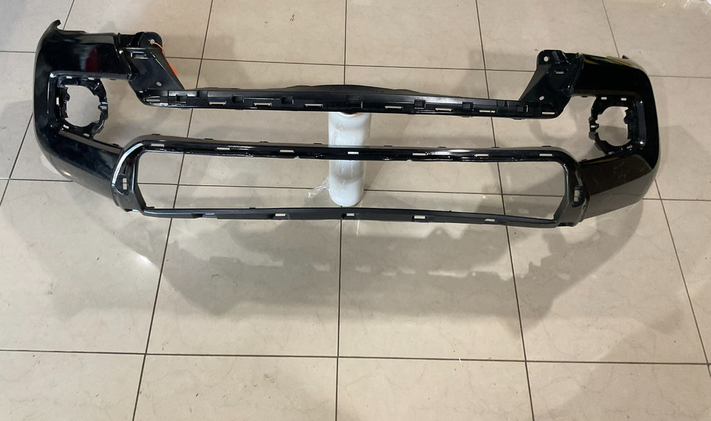 Front Bumper Cover Black 2016-2022 Toyota Tacoma CAPA