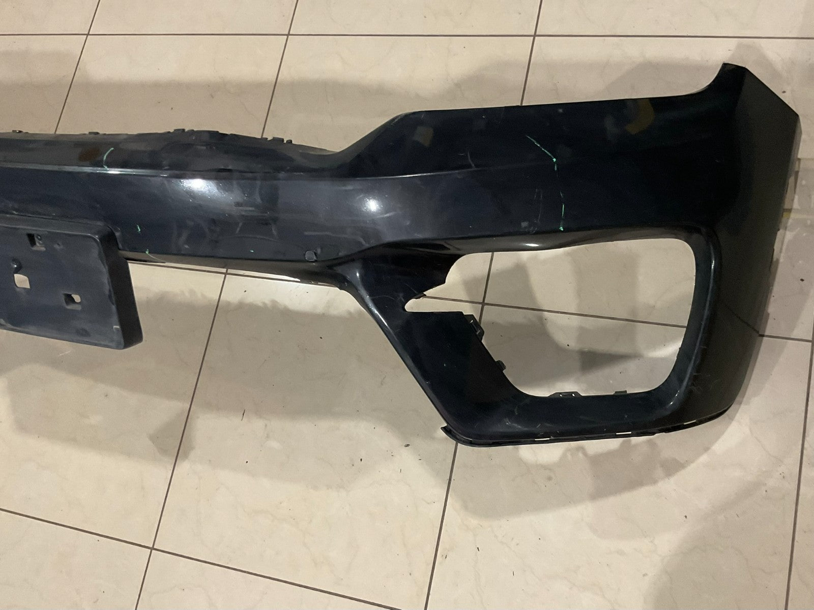 Front Bumper Cover Black 2022-2023 Jeep Grand Cherokee 6yv16tramma OEM
