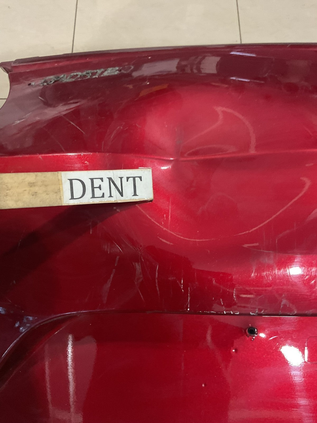 Rear Bumper Cover Red 2016-2018 Mazda Mx-5 Miata Convertible n243+50221 OEM