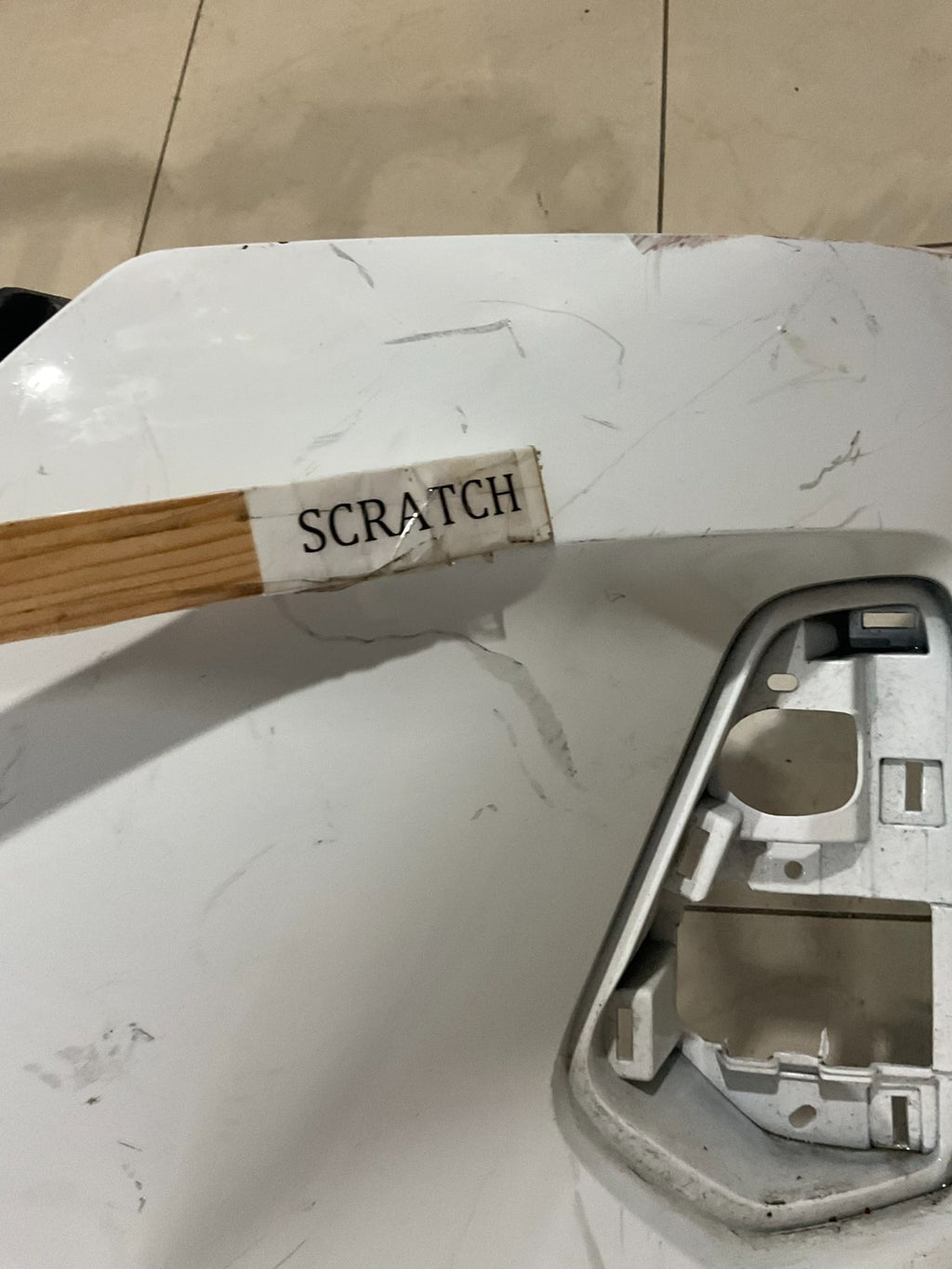 Front Bumper Cover White 2021 2022 Nissan Kicks S/SV/SR 62022+5r00h OEM