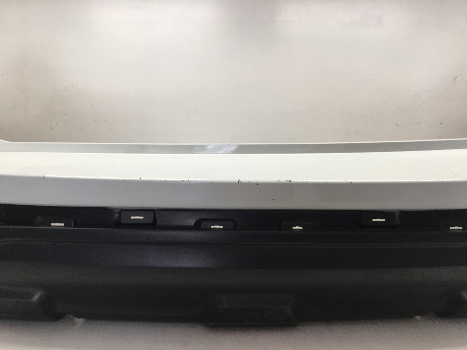 Rear Bumper LOCAL Nissan Pathfinder S Platinum w/o Tow PKG w/Sens Hole 17 18 OEM