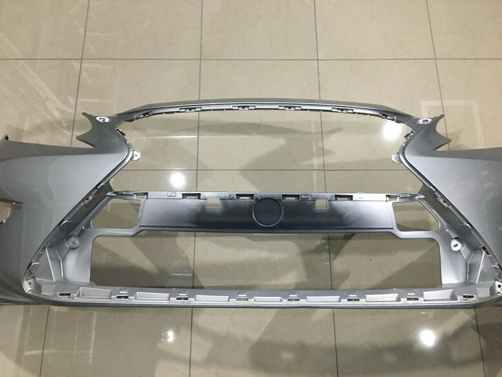 Front Bumper Cover Lexus ES350/ES300H Base w/o Sensors Silver 2016-2017 OEM