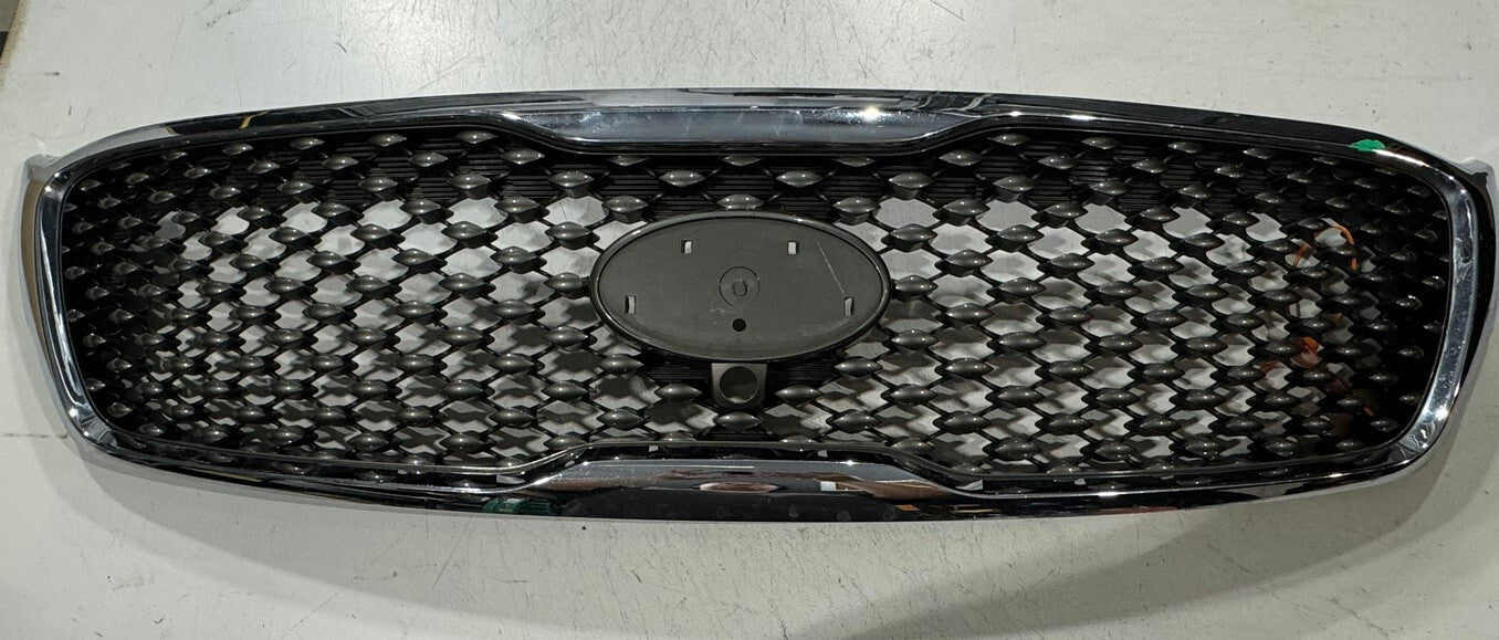 Grill Grille Silver/Black 2015-2018 Kia Sorento 86350-C6020 OEM