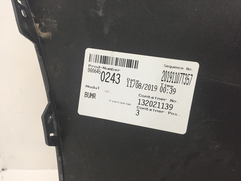 Rear Upper Bumper Cover Mercedes Benz X167 w/Sensor Holes 2019 A1678855001 OEM