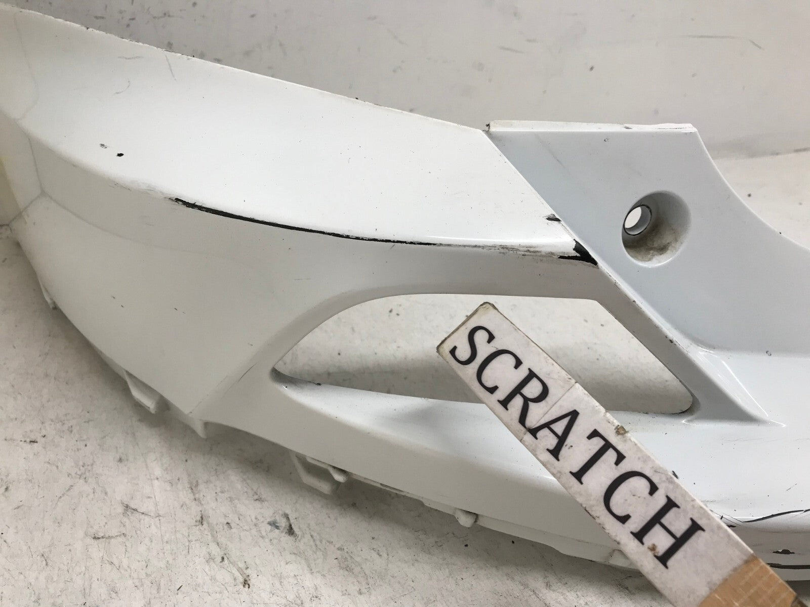 Rear Bumper Cover White Toyota RAV4 2016 2017 2018 52159-0R120 OEM