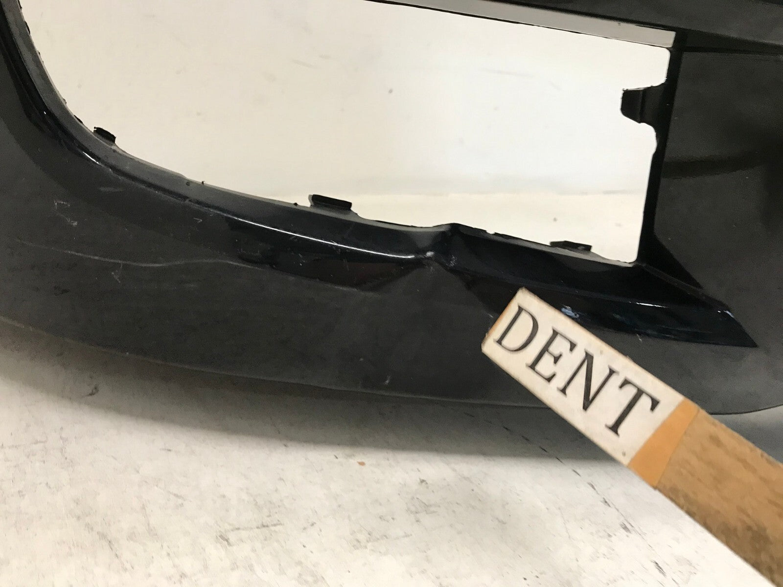 Front Bumper Cover Black 2007 2008 2009 Mazda 3 Sedan BR5H-50031 OEM