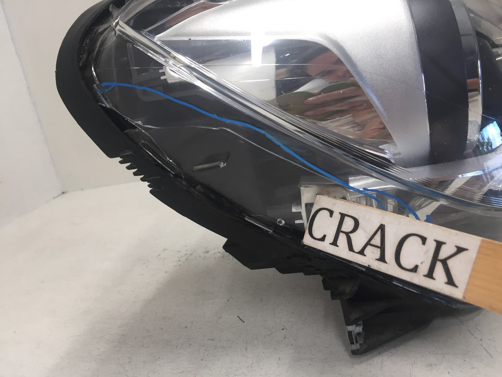 Headlight Damaged Right Passenger Side RH Mercedes Benz C-Class 12-15 CAPA