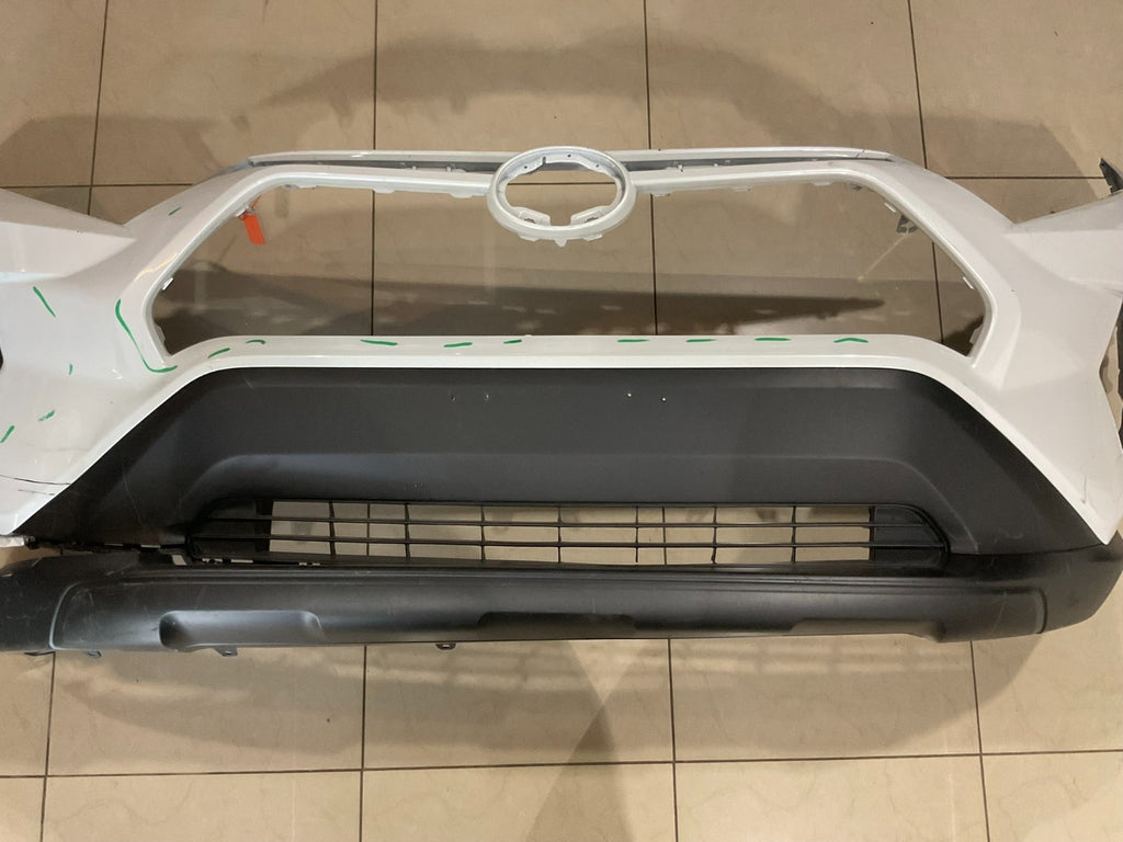 Front Bumper Cover White Toyota RAV4 2019-2021 52119+0r200 OEM