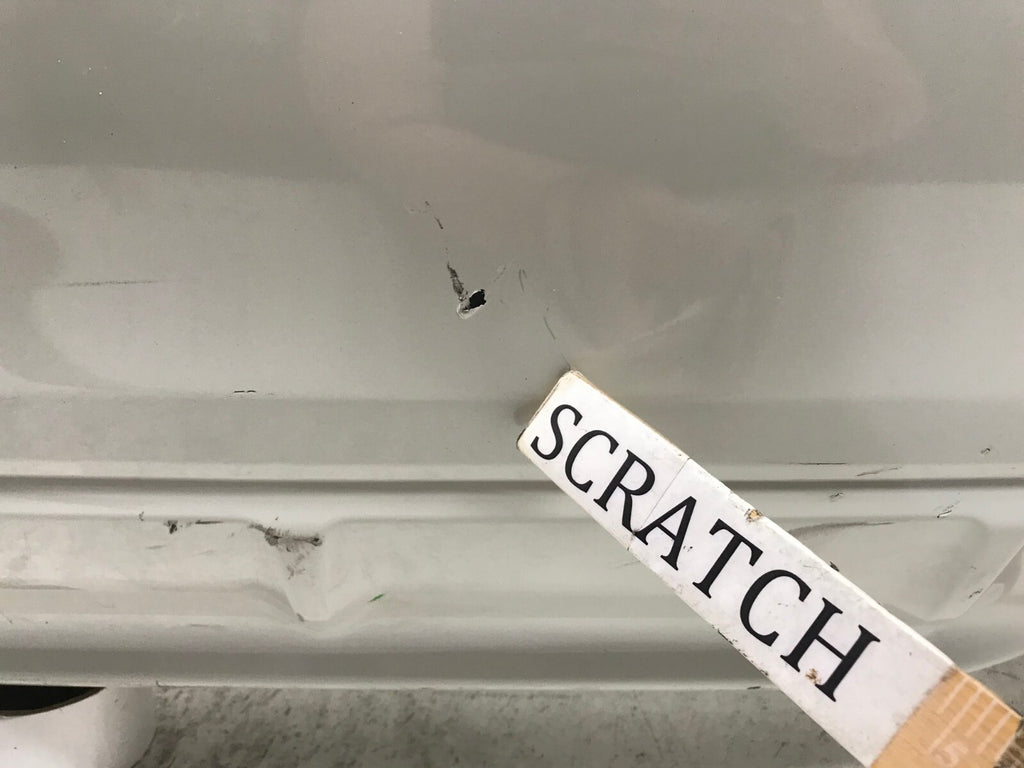 Rear Bumper Cover White Subaru CrossTrek 2018 2019 w/Sensor Holes 57704FL250 OEM