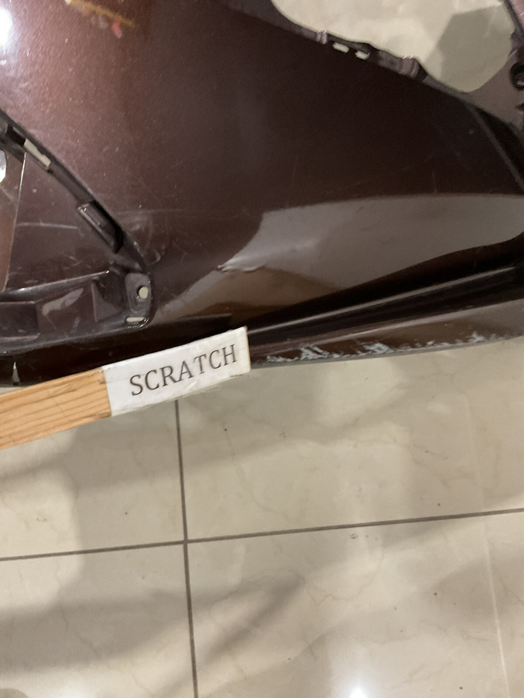 Front Bumper Cover Dark Brown 2016-2018 Lexus ES350/ES300h Base 52119+06D20 OEM