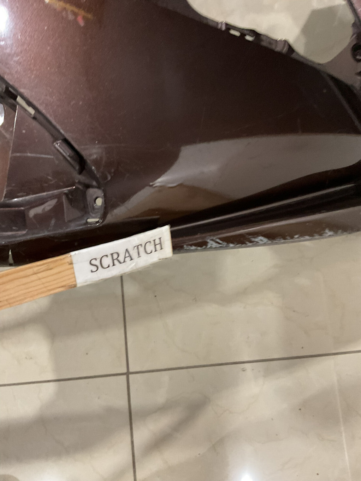 Front Bumper Cover Dark Brown 2016-2018 Lexus ES350/ES300h Base 52119+06D20 OEM