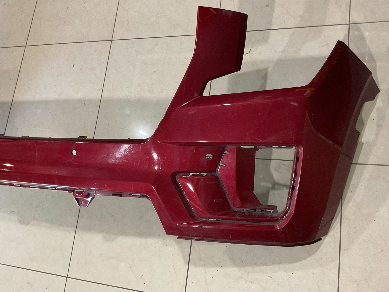 Front Upper Bumper Cover Red GMC Yukon 2021-2024 CAPA