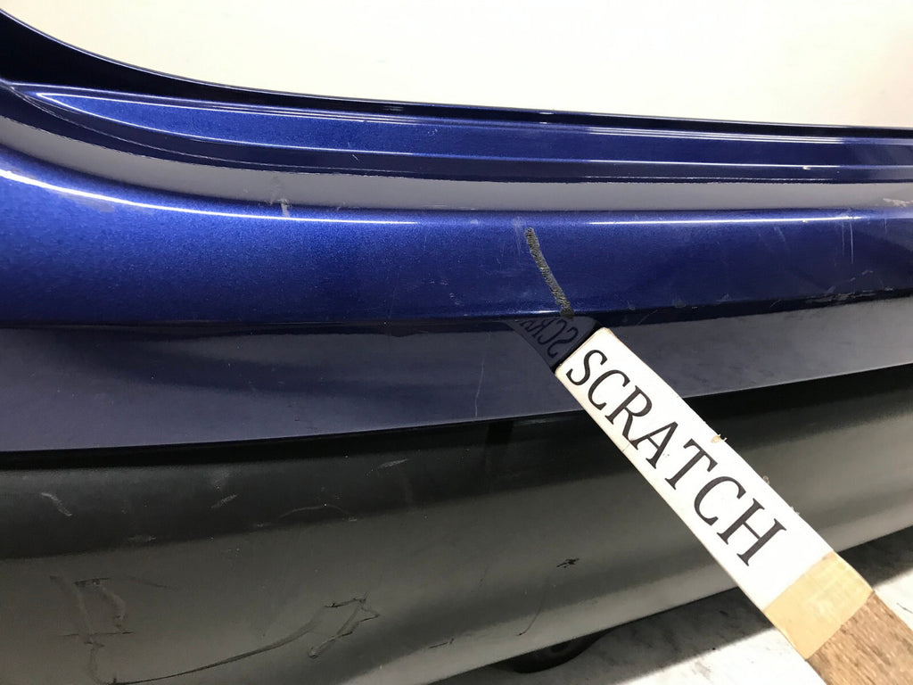 Rear Bumper Cover Blue Nissan Rogue Sport S SL SV 17 18 w/Sns H 62022-6MA0H OEM
