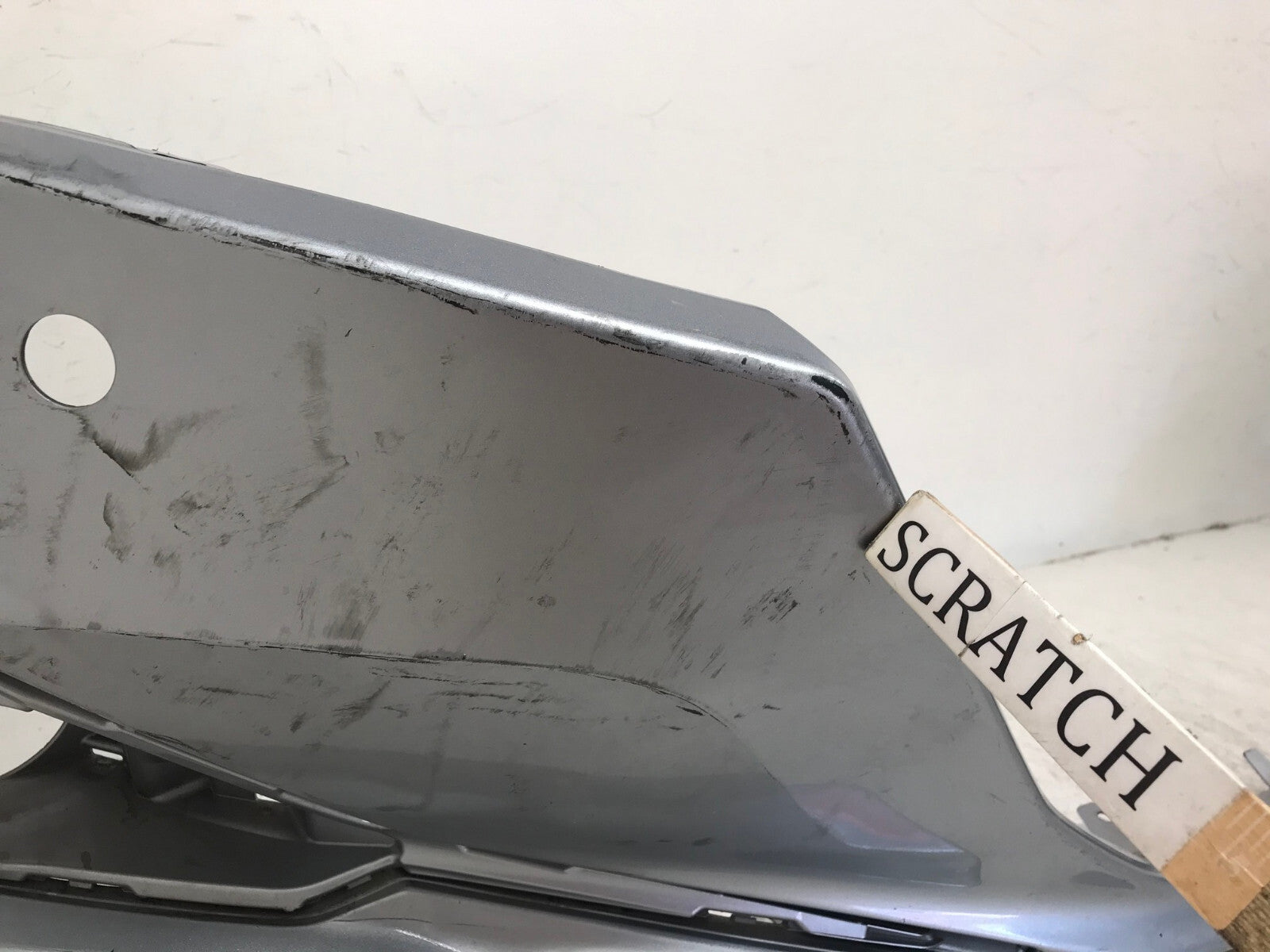 Front Bumper Cover Silver 2021 2022 Honda Accord Sedan EX/LX w/Sensor Holes OEM