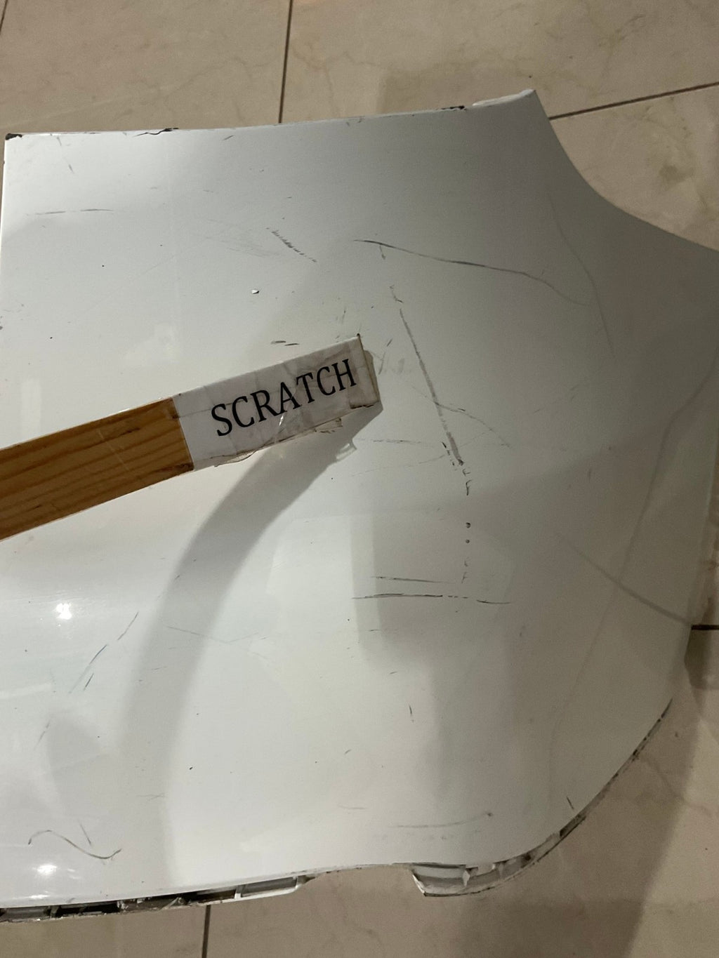 Rear Bumper Cover White 2016 2017 2018 Mercedes Benz A253+885+07+25 OEM