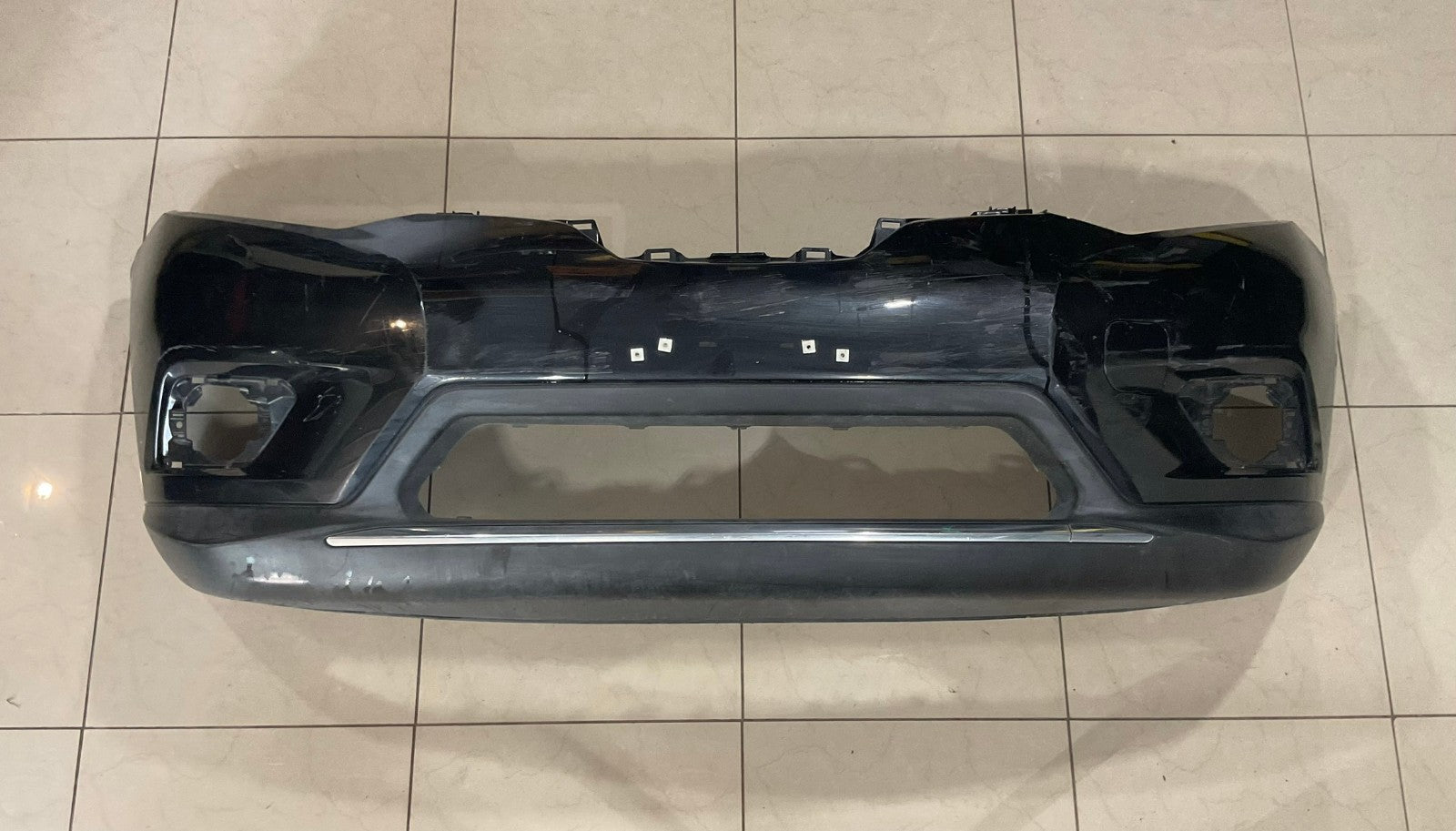 Front Bumper Cover Black 2014-2016 Nissan Rogue S/SL/SV 62022+5HA0A OEM