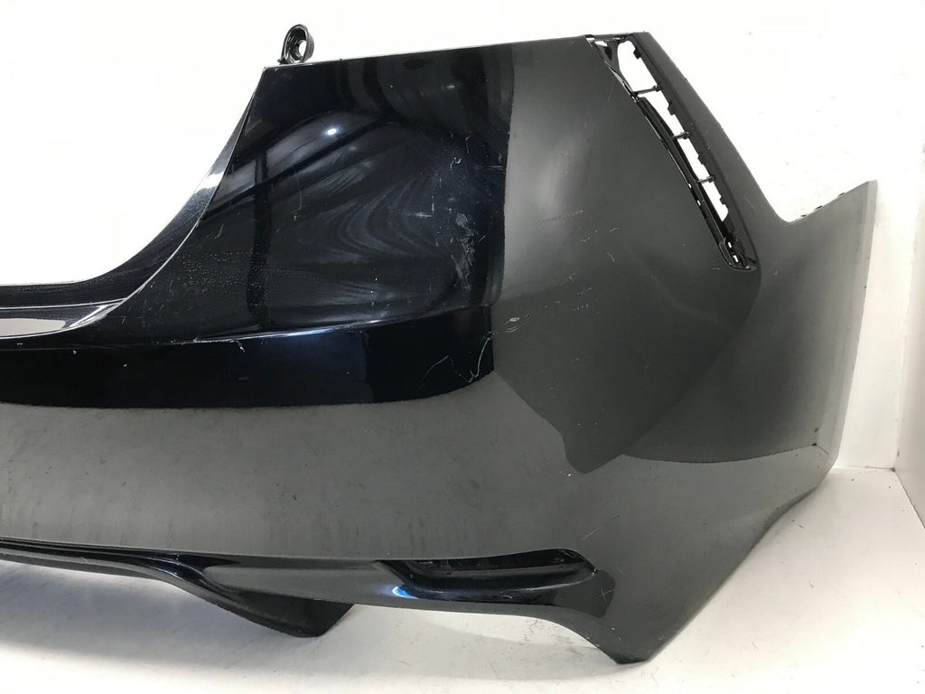 Rear Bumper Cover Toyota Camry SE XSE Hybrid SE w/Sensor Holes Black 18-19 OEM