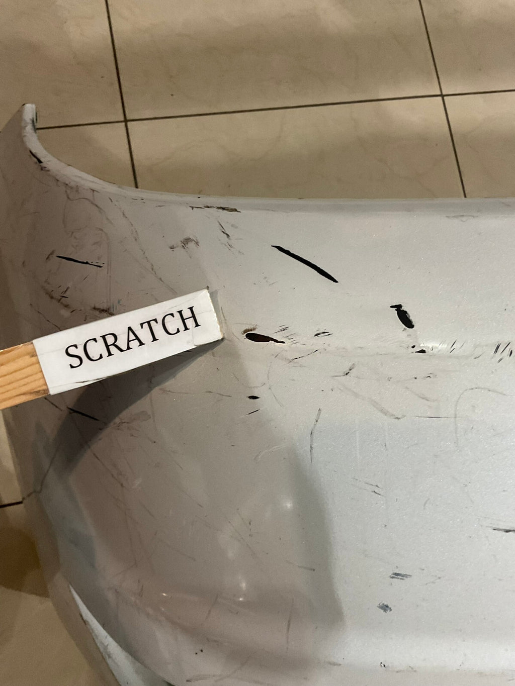 Front Bumper Cover White 2004-2005 Toyota Sienna 52119-WL500 OEM