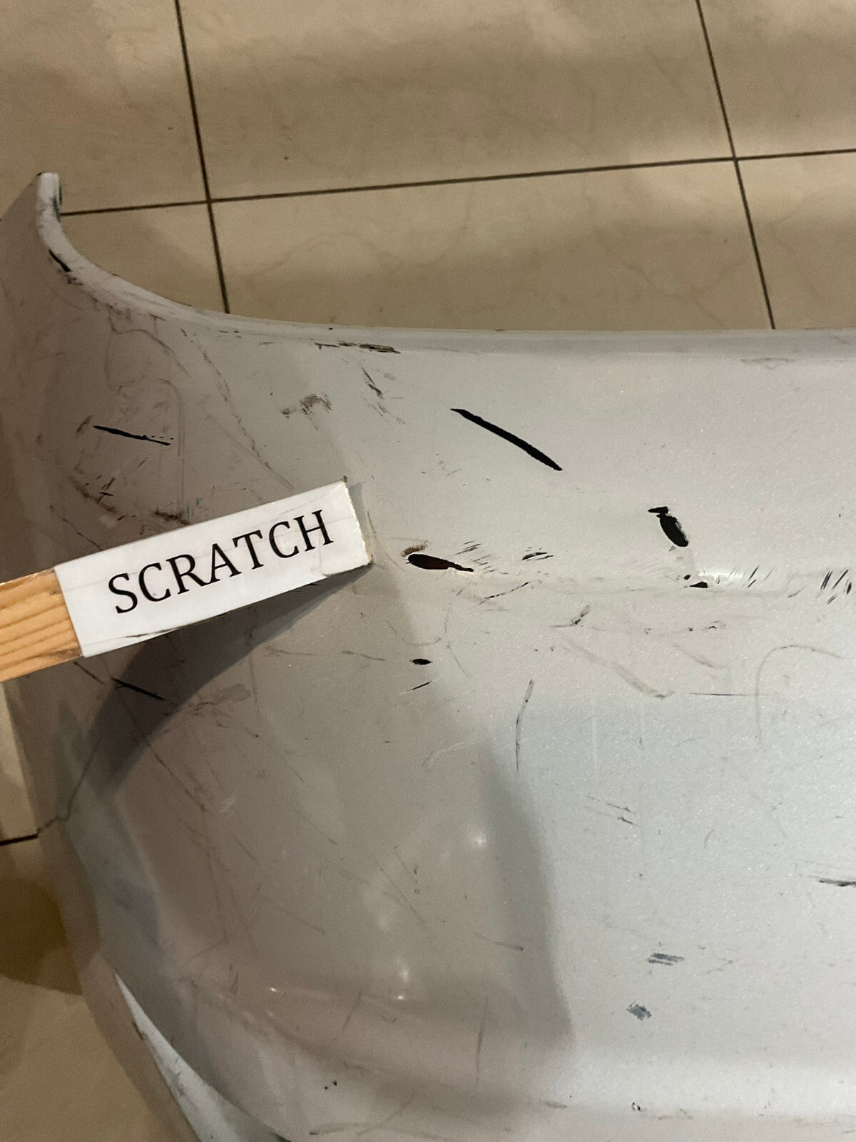 Front Bumper Cover White 2004-2005 Toyota Sienna 52119-WL500 OEM