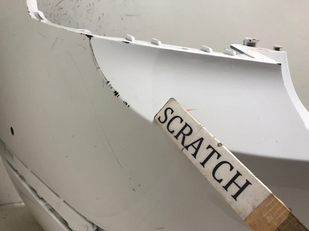 Rear Bumper Cover White Genesis GV80 2021 2023 w/Sensor Holes 86611-T6000 OEM