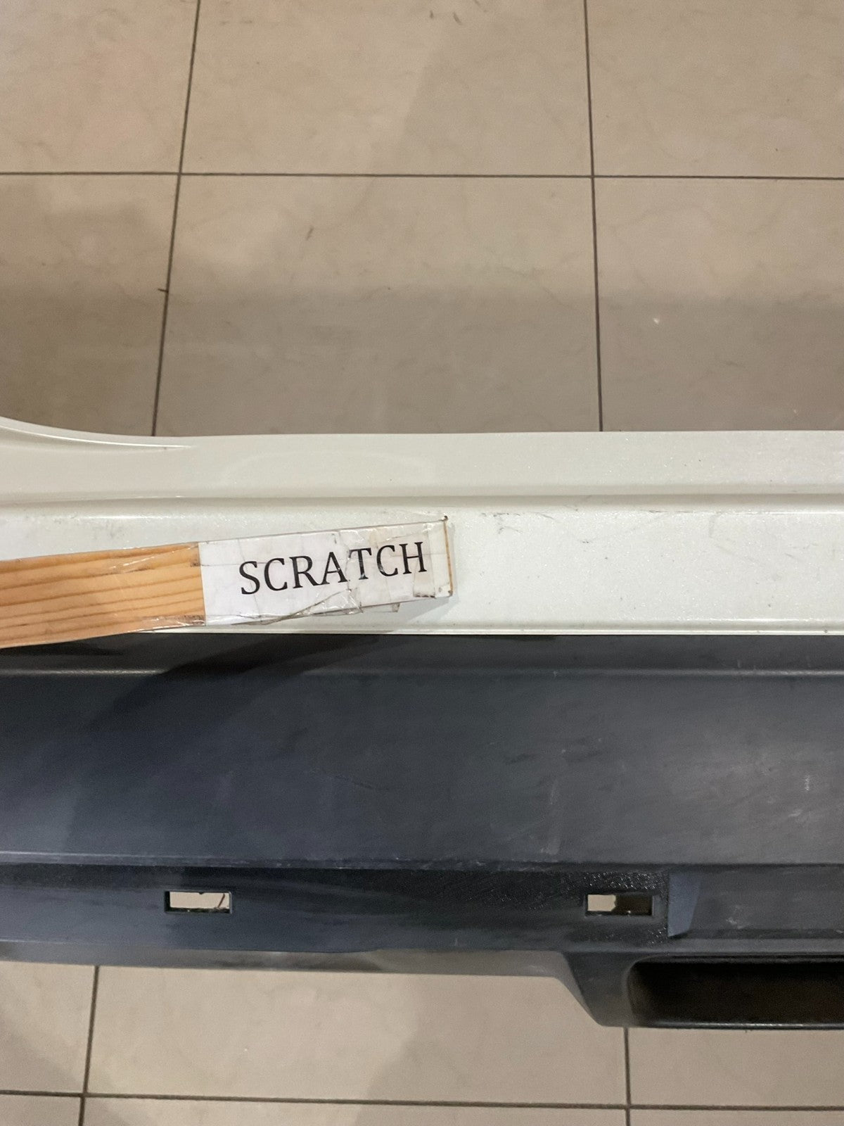 Rear Bumper Cover White 2017-2018 Nissan Rogue S/SL/SV/SV Hybrid 85022+6fr0h OEM