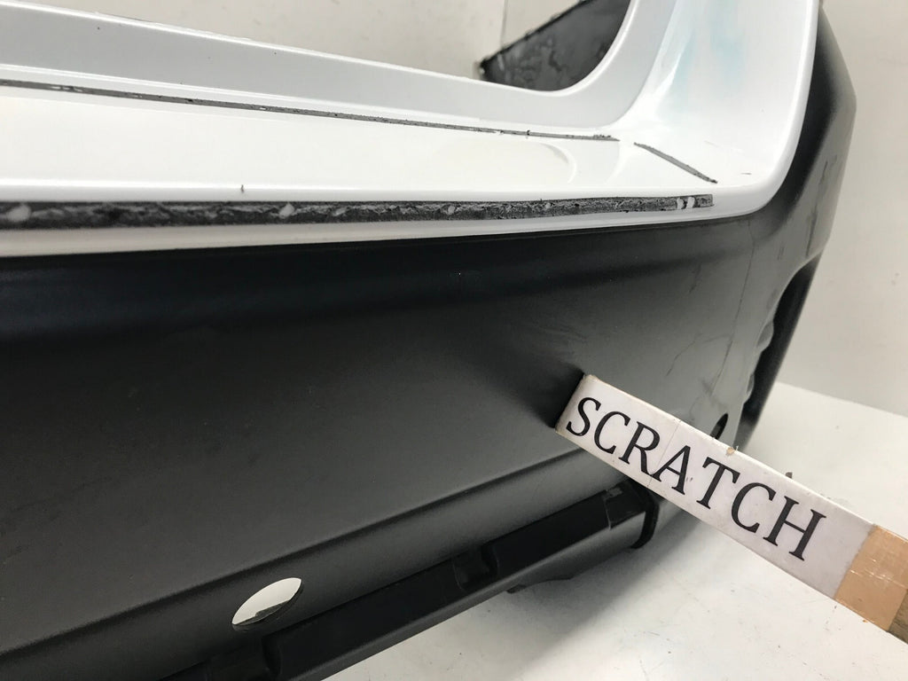 Rear Bumper Cover Subaru Outback w/Sensor Holes White 2020 57704AN31A OEM4