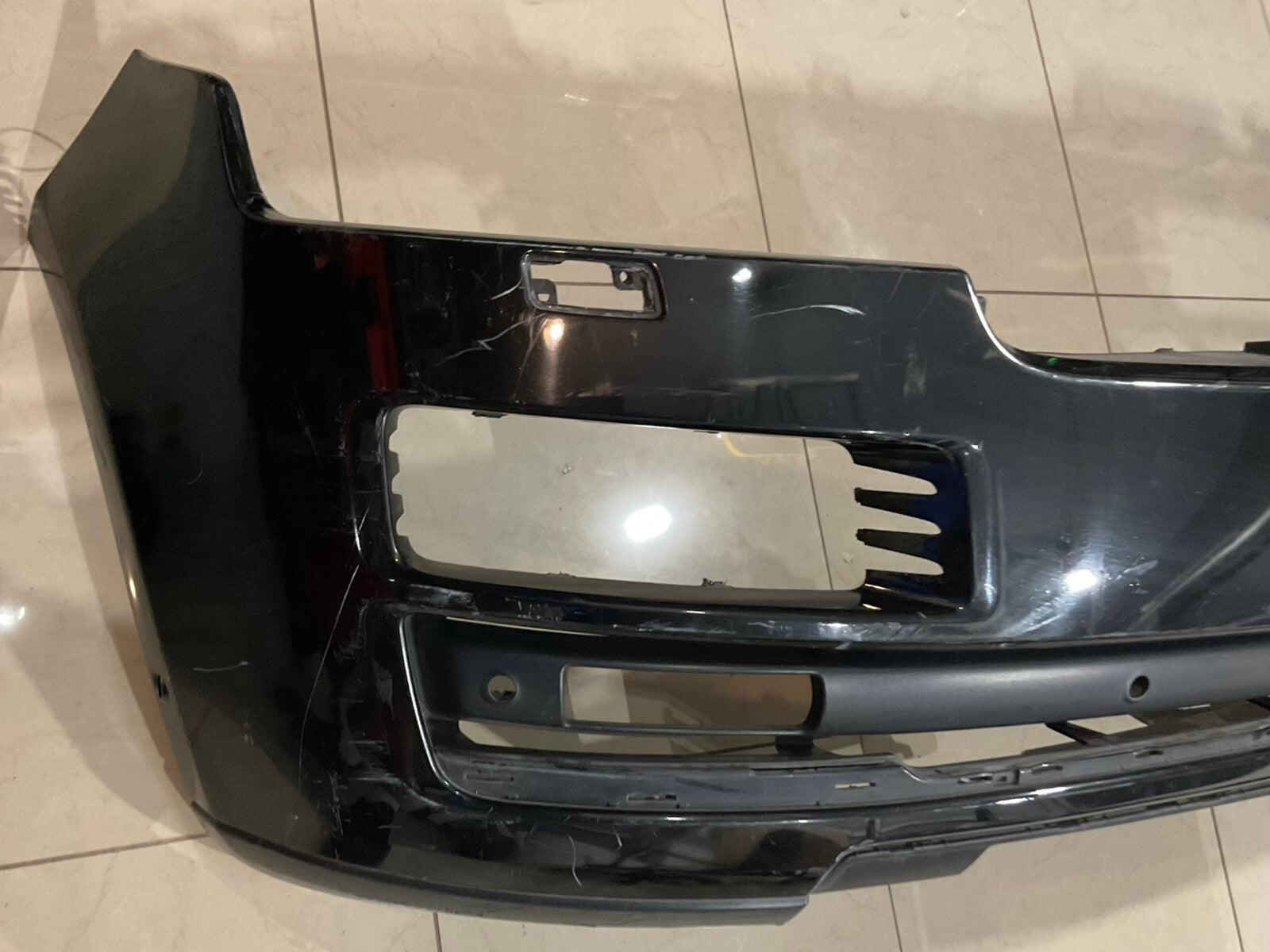Front Bumper Cover Black 2013-2017 Land Rover L405 CK52-17F003 OEM
