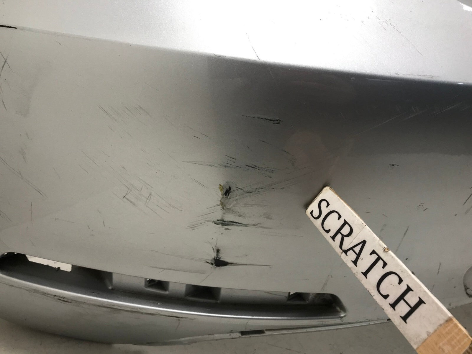 Rear Bumper Cover Silver 2012-2016 Volkswagen Beetle TDI/S/SE/SEL 5C5807421J OEM