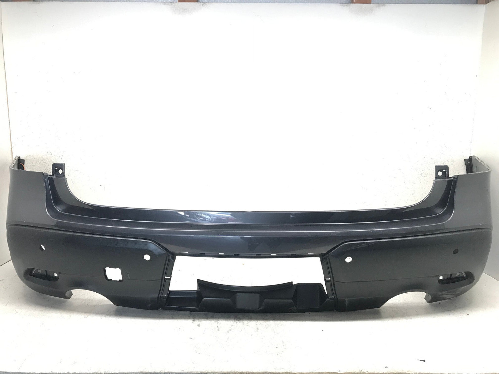 Rear Bumper Cover Gray Subaru Ascent Base Limited Prmium 2019 w/Sensor Holes OEM