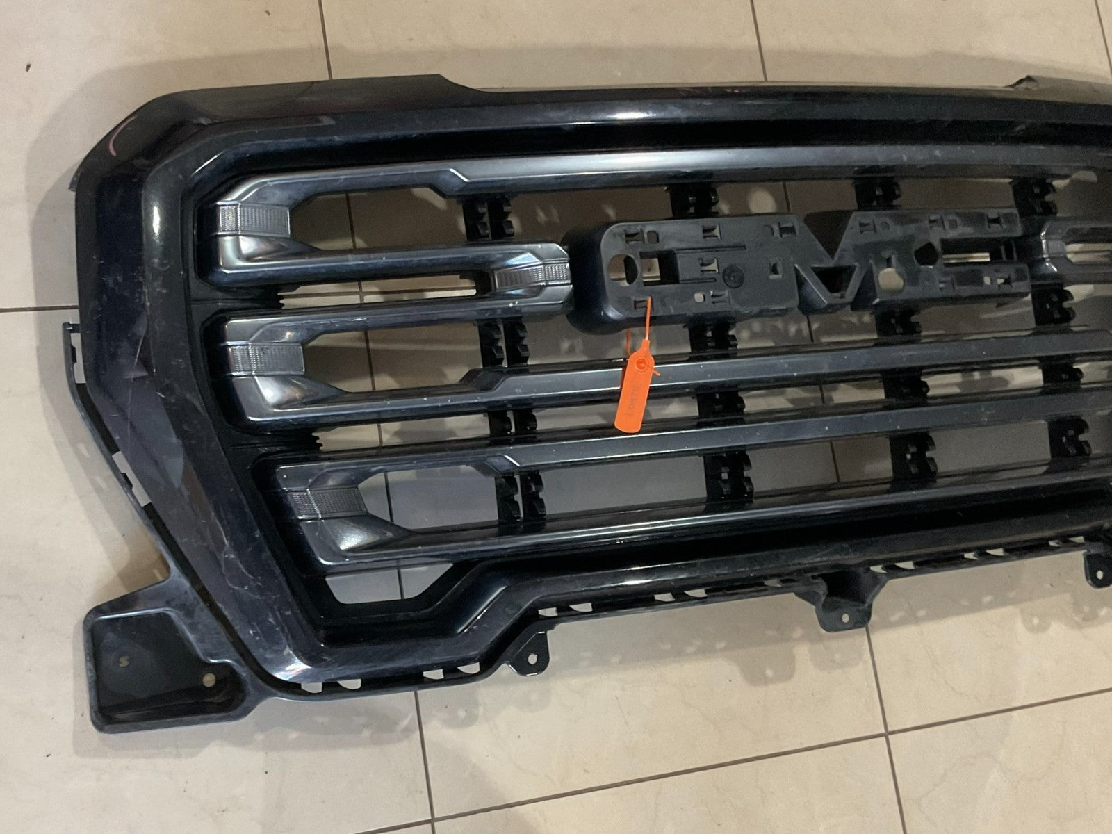 Grill Grille Black GMC Sierra 1500 Denali 2019-2021 CAPA
