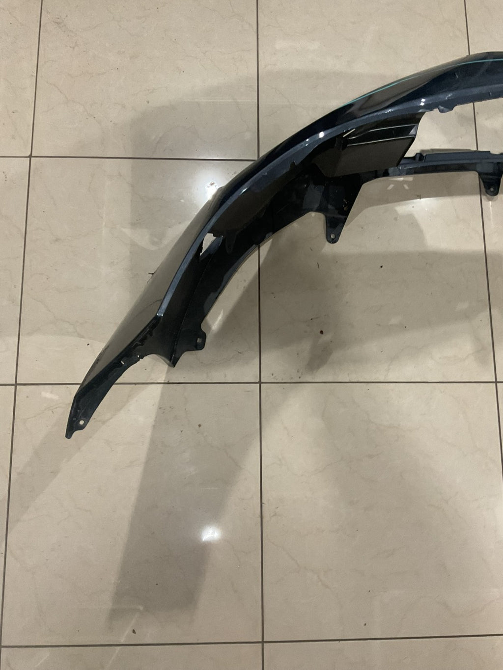 Front Bumper Cover Grey/Blue 2017-18 Toyota Corolla L/LE/Eco/XLE 52119+l2040 OEM