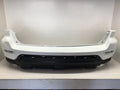 Rear Bumper Cover Nissan Pathfinder S Platinum w/o Tow PKG w/Sens Hole 17 18 OEM