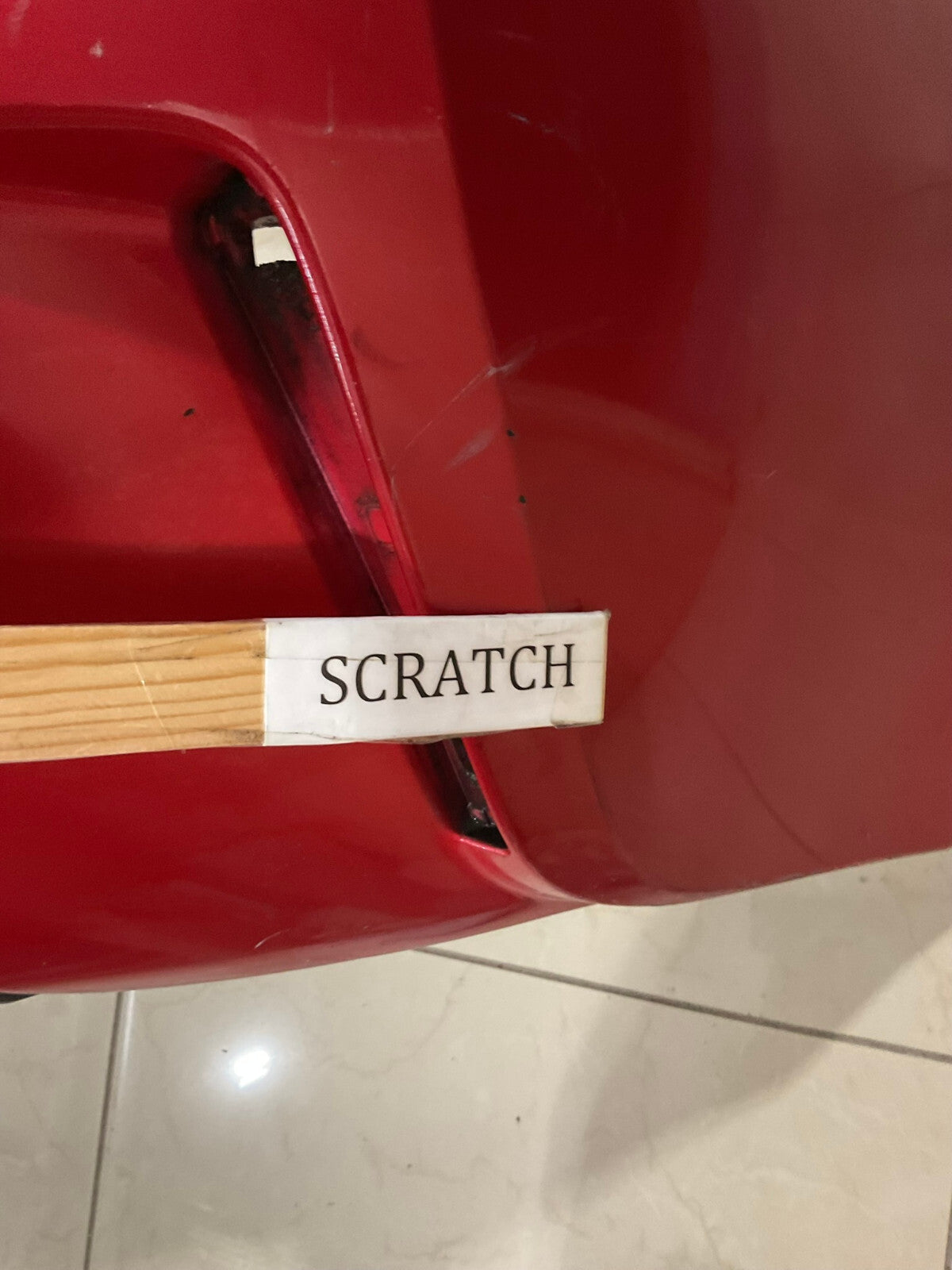 Rear Bumper Cover Red Toyota Corolla Auris Hatchback 18-2019 52159-02E20 OEM