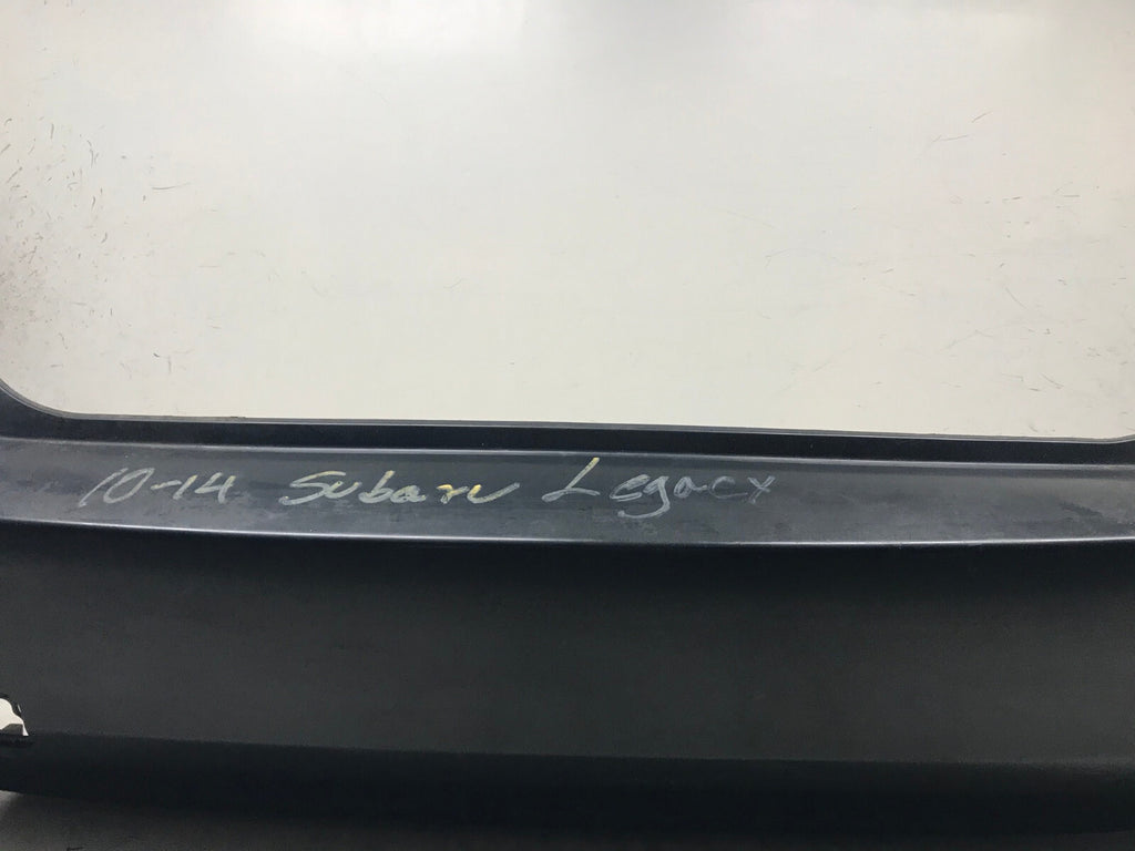 Rear Bumper Cover Black Subaru Legacy GT/Limited/Premium 10-14 CAPA