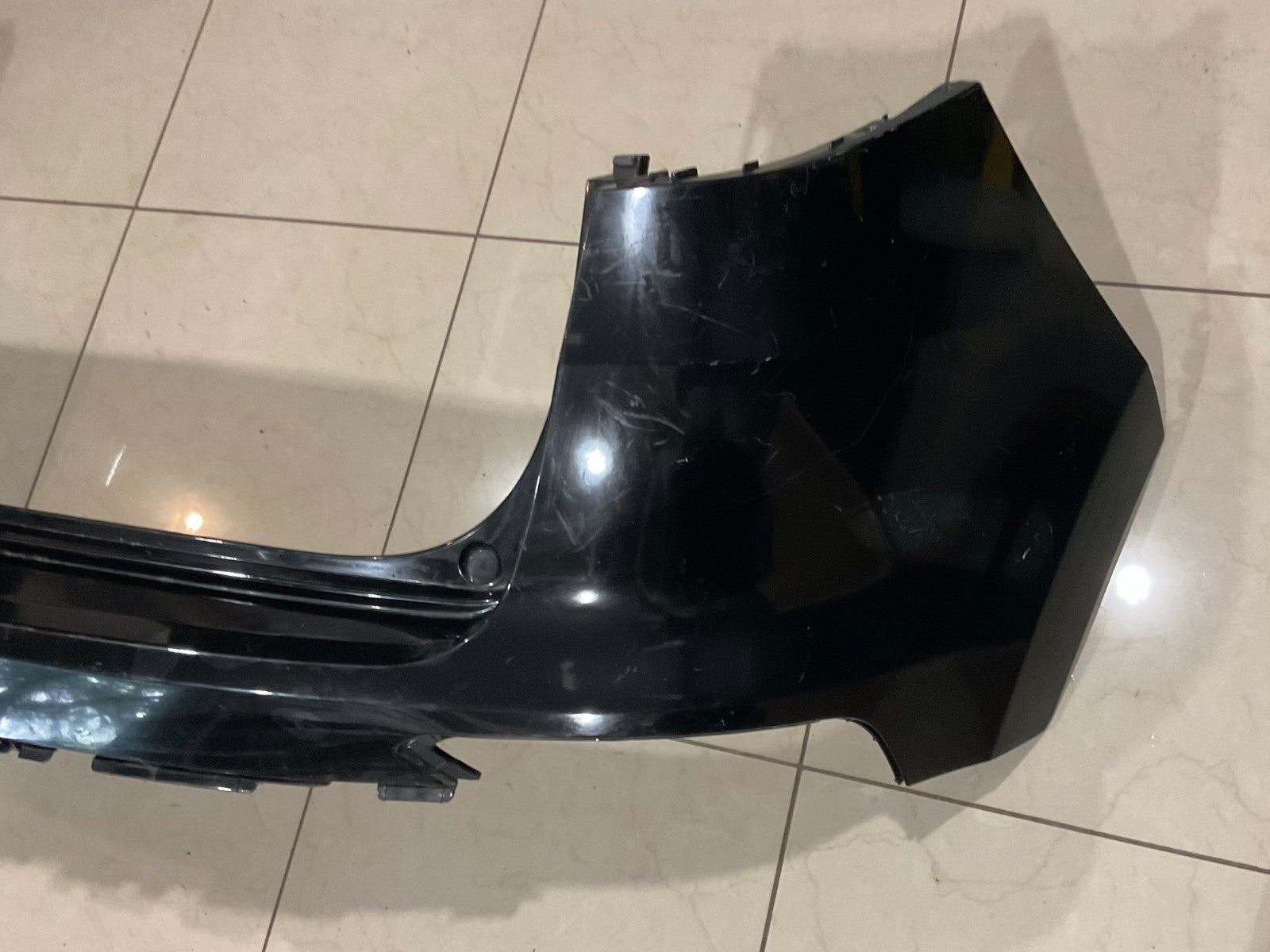 Rear Bumper Cover Black 2020-2021 Kia Sportage OEM