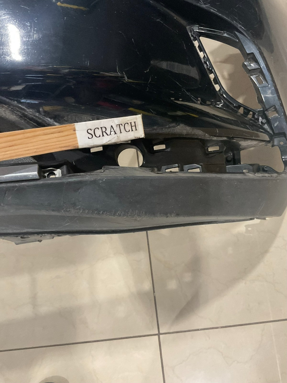 Front Bumper Cover Black 2016-2019 Mazda CX-9 CX9 Sport tk48+50031 OEM