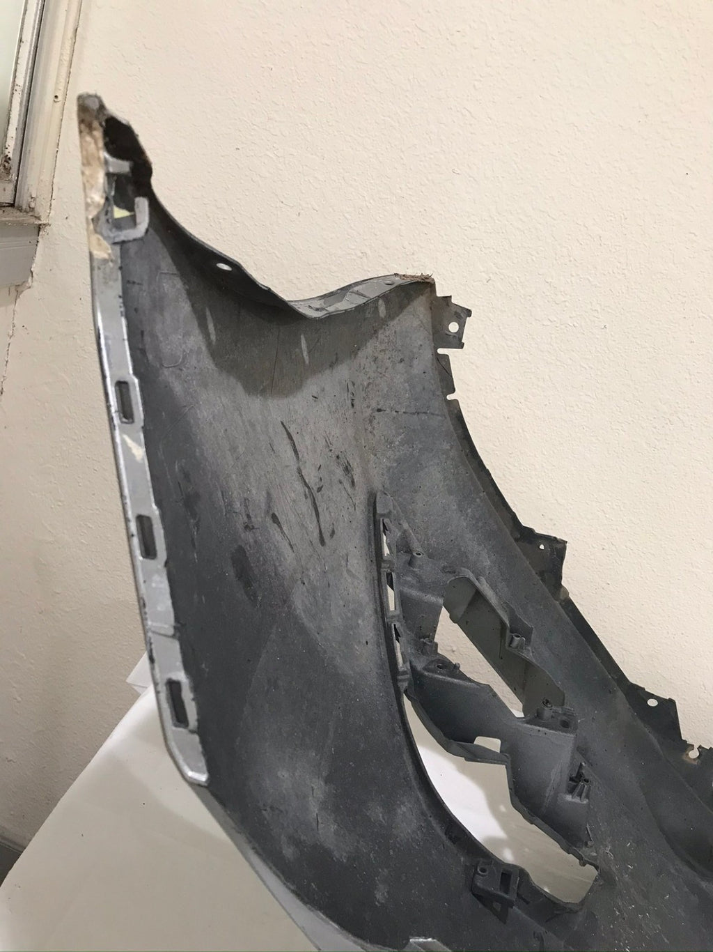 Front Bumper Cover Silver 2014 2015 2016 Mazda 3 Sedan CAPA