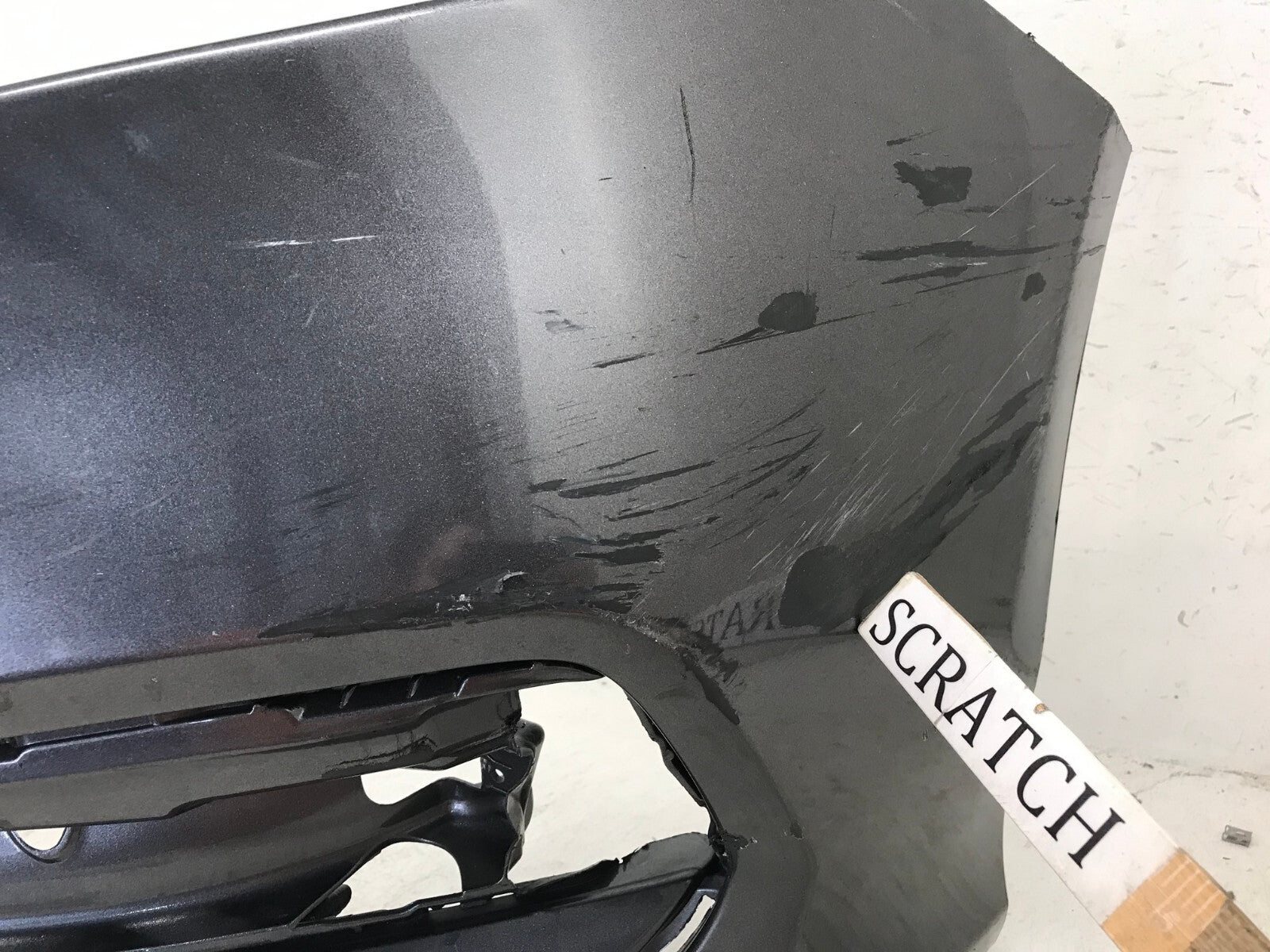 Front Bumper Cover Gray 2018 2019 2020 Honda Accord EX/LX/EX-L/Hybrid EX-L CAPA