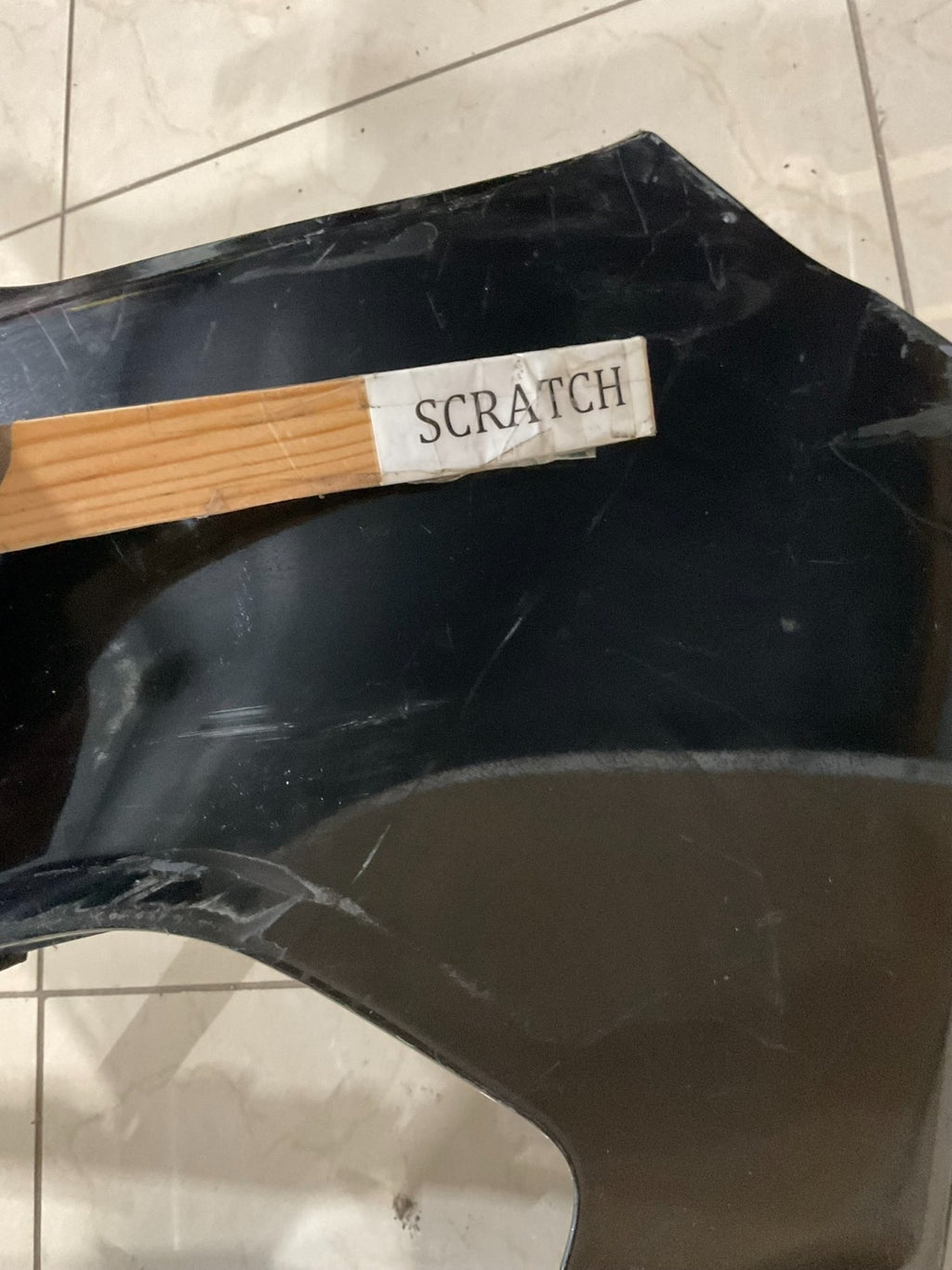 Front Bumper Cover Black 2017 - 2019 Ford Escape gj54-1757 OEM