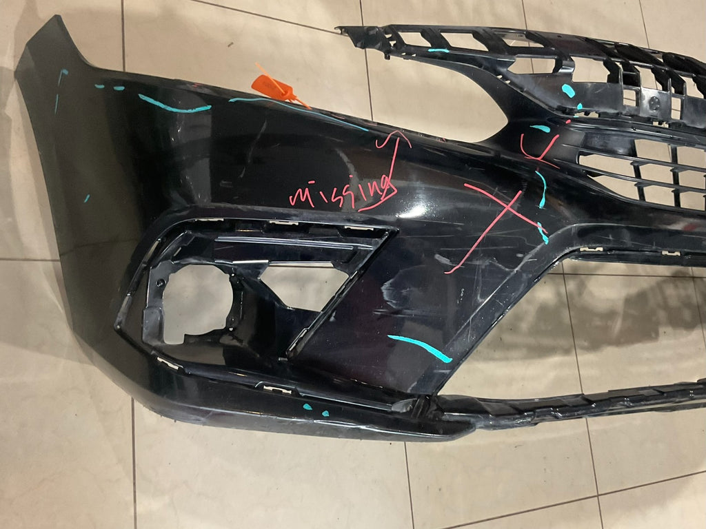 Front Bumper Cover+Upper Grill Black 2022 2023 Honda Civic EX/LX/Sport OEM
